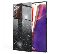 NALIA Brillante Housse Compatible avec Samsung Galaxy Note 20 Coque, Glitter Case Bling Cover Telephone Portable Protection, Anti-Choc Bumper Etui Couverture Protege Paillettes, Couleur:Noir
