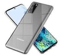 NALIA Clair Housse Compatible avec Samsung Galaxy S20 / S20 5G Coque, Transparent Cover Rigide & Silicone Bumper, Cristal Protection Case Dure Résistant aux Rayures, Slim Plastique - Transparent
