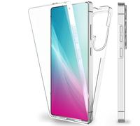 NALIA Coque 360° pour Samsung Galaxy S25 Ultra - Protection Intégrale - 360GUARD (Housse Transparente) - Marque Allemande
