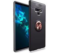 NALIA coque anneau compatible avec Samsung Galaxy Note 9, Cover pour support voiture Rose Gold