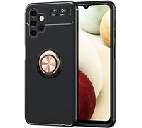 NALIA Coque Anneau pour Samsung Galaxy A13 4G - Support 360° & pour Support Aimanté - GRIP360 (Housse Silicone Mat) - Marque Allemande, Couleur:Rose Or