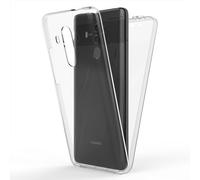 NALIA Coque Integrale Compatible avec Huawei Mate 10 Pro, Mince Housse Avant & Arrière Protection avec Verre Trempé, Ultra-Fine Cover Bumper Case Etui pour Telephone Portable, Couleur:Transparent