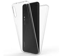 NALIA Coque Integrale Compatible avec Huawei P20 Pro, Mince Housse Avant & Arrière 360° Protection avec Verre Trempé, Ultra-Fine Telephone Portable Cover Bumper Case Slim Etui, Couleur:Transparent