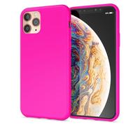 NALIA Coque Néon Compatible avec iPhone 11 Pro Max, Mince Housse Protection Pastel Silicone Gel Cover Couverture, Ultra-Fine Anti-Choc Case Slim Telephone Portable Bumper TPU Etui, Couleur:Pink Rose