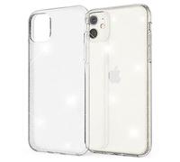 NALIA Coque Paillette pour iPhone 11 - Étui Silicone Scintillant - DAZZLIN (Transparent & Antichoc) - Marque Allemande, Couleur:Transparent