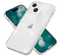 NALIA Coque Paillette pour iPhone 15 Plus - Étui Silicone Scintillant - DAZZLIN (Transparent & Antichoc) - Marque Allemande, Couleur:Transparent