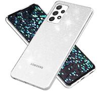 NALIA Coque Paillette pour Samsung Galaxy A33 - Étui Silicone Scintillant - DAZZLIN (Transparent & Antichoc) - Marque Allemande