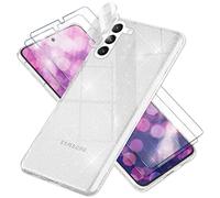 NALIA Coque Paillette pour Samsung Galaxy S23 Plus - Étui Silicone Scintillant - DAZZLIN (Transparent & Antichoc) - Marque Allemande, Couleur:Transparent