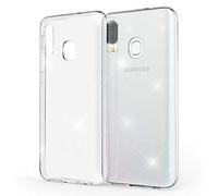 NALIA Coque Paillettes Compatible avec Samsung Galaxy A40, Ultra Fine Clair Housse Protection Silicone Glitter Case Bling Etui, Mince Cristal Cover Anti-Choc Strass Couverture