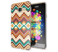 NALIA Coque Protection Compatible avec Samsung Galaxy A3 2017, Motif Housse Silicone Portable Premium Case Back-Cover, Fine Souple Gel Slim Anti-Choc Bumper Mince Etui, Designs:Indian Pattern