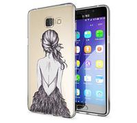NALIA Coque Protection Compatible avec Samsung Galaxy A5 2016, Motif Housse Silicone Portable Premium Case Cover Ultra-Fine Souple Gel Slim Anti-Choc Bumper Mince Etui, Designs:Bird Princess