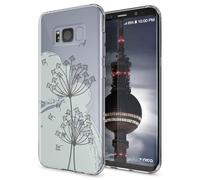 NALIA Coque Protection Compatible avec Samsung Galaxy S8, Motif Housse Silicone Portable Premium Case Back-Cover Ultra-Fine Souple Gel Slim Anti-Choc Bumper Mince Etui, Designs:Dandelion Bubbles