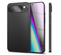 NALIA Coque Rigide Fine pour Google Pixel 9 Pro - Mat & 0.3mm Ultra Mince - Phantom (Etui Extra-Fin & Protection Caméra Intégrale) - Marque Allemande, Couleur:Noir Opaque