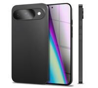 NALIA Coque Rigide Fine pour Google Pixel 9 - Protection, Noir Opaque