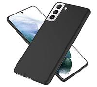 NALIA Coque Rigide Fine pour Samsung Galaxy S21 - Mat & 0.3mm Ultra Mince - Phantom (Etui Extra-Fin & Protection Caméra Intégrale) - Marque Allemande, Couleur:Noir Opaque