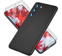 NALIA Coque Rigide Fine pour Samsung Galaxy S23 - Mat & 0.3mm Ultra Mince - Phantom (Etui Extra-Fin & Protection Caméra Intégrale) - Marque Allemande, Couleur:Noir Opaque