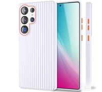NALIA Coque Rigide Mate pour Samsung Galaxy S25 Ultra, Fleur Violette | Finition Anti-Traces, Texture Dry-Grip, Design Stress-Relief, Ajustement Parfait, NOVA