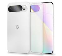 NALIA Coque Rigide Ultra Fine pour Google Pixel 9 Pro XL - Mate-Transparent & 0.3mm Mince - Phantom (Housse Fine & Protection Caméra) - Marque Allemande, Couleur:Blanc Transparent