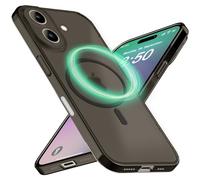 NALIA Coque Rigide Ultra-Fine pour iPhone 16 Plus - Protection, Taupe | Perfection Extra-Fine, Anneau Magnétique Ton Sur Ton, Aspect Verre Satiné & Grip, Précision Du Détail, THINIX