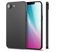 NALIA Coque Rigide Ultra Fine pour iPhone 16e / 17e - Housse, Noir Opaque | Protection Caméra Intégrale, Finition Mate Intelligente, Sensation Zéro Volume, PHANTOM