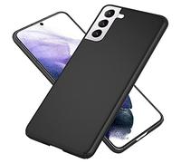 NALIA Coque Rigide Ultra Fine pour Samsung Galaxy S21 Plus - 0.5mm Mince & Anti-Traces - PUREFIT (Mate & Légère) - Marque Allemande, Couleur:Noir
