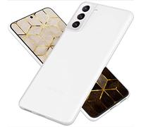 NALIA Coque Rigide Ultra Fine pour Samsung Galaxy S22 - Mate-Transparent & 0.3mm Mince - Phantom (Housse Fine & Protection Caméra) - Marque Allemande, Couleur:Blanc Transparent