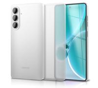 NALIA Coque Rigide Ultra Fine pour Samsung Galaxy S26 Plus - Mate & 0.3mm Mince - Phantom (Etui Fin & Protection Caméra Intégrale) - Marque Allemande, Couleur:Blanc Transparent