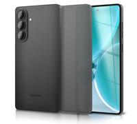 NALIA Coque Rigide Ultra Fine pour Samsung Galaxy S26 Plus - Mate & 0.3mm Mince - Phantom (Etui Fin & Protection Caméra Intégrale) - Marque Allemande, Couleur:Noir Transparent