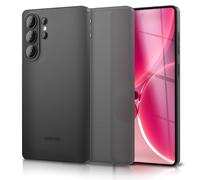 NALIA Coque Rigide Ultra Fine pour Samsung Galaxy S26 Ultra - Mate & 0.3mm Mince - Phantom (Etui Fin & Protection Caméra Intégrale) - Marque Allemande, Couleur:Noir Transparent