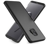 NALIA Coque Rigide Ultra Fine pour Samsung Galaxy S9 - Anti-Traces, Noir | Mate & Nette, Protection Intelligente, Ajustement Parfait, PUREFIT