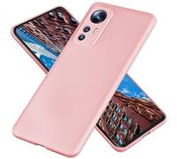 NALIA Coque Rigide Ultra Fine pour Xiaomi 12 / 12X - 0.5mm Mince & Anti-Traces - PUREFIT (Mate & Légère) - Marque Allemande, Couleur:Rose