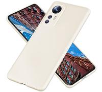 NALIA Coque Rigide Ultra Fine pour Xiaomi 12 / 12X - 0.5mm Mince & Anti-Traces - PUREFIT (Mate & Légère) - Marque Allemande, Couleur:Blanc