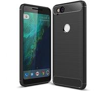 NALIA Coque Silicone Compatible avec Google Pixel 2, Ultra-Fine Housse Protection Cover Slim Premium Etui Résistant Incassable, Mince Telephone Portable Anti-Choc Case Bumper Souple Facile - Noir
