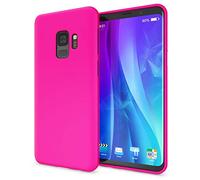 NALIA Coque Silicone Compatible avec Samsung Galaxy S9, Ultra-Fine Housse Néon Protection Cover Premium Etui, Incassable Mince Telephone Portable Gel Case Bumper Souple Résistant, Couleur:Pink Rose