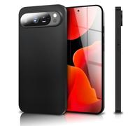 NALIA Coque Silicone Mate pour Google Pixel 10 Pro - Slim, Noire & Antidérapante - Strider (Protection Caméra, Douce & Antichoc) - Marque Allemande