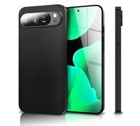 NALIA Coque Silicone Mate pour Google Pixel 10 Pro XL - Slim, Noire & Antidérapante - Strider (Protection Caméra, Douce & Antichoc) - Marque Allemande
