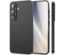NALIA Coque Silicone Mate pour Samsung Galaxy S25 Plus - Slim | Protection Caméra Intelligente, Le Mat Est Le Nouveau Noir, STRIDER