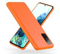 NALIA Coque Silicone Néon pour Samsung Galaxy S20 FE - Soft-Touch, Orange | Finition Mate & Protection Airbag, Look Statement & Toucher Agréable, Garde Du Corps Caméra, NEONSHOCK