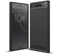 NALIA Coque Silicone pour Sony Xperia XZ1, Noir