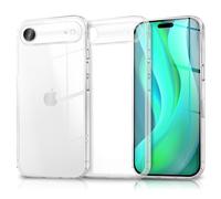NALIA Coque Silicone Transparente pour iPhone 17 Air - Fin & Antichoc | Protection Anti-Jaune, Stop The Drop, Votre Daily Driver, Rendez-Le Invisible, GLAZE