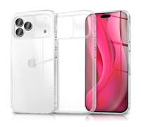 NALIA Coque Silicone Transparente pour iPhone 17 Pro - Fin & Antichoc | Protection Anti-Jaune, Stop The Drop, Votre Daily Driver, Rendez-Le Invisible, GLAZE