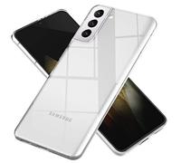 NALIA Coque Silicone Transparente pour Samsung Galaxy S21 Plus - Anti-Jaunissement & Antidérapante - Airflex (Etui Cristallin, Fin & Antichoc) - Marque Allemande