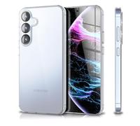 NALIA Coque Silicone Transparente pour Samsung Galaxy S25 FE - Fin | Protection Anti-Jaune, Stop The Drop, Votre Daily Driver, Rendez-Le Invisible, GLAZE