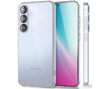 NALIA Coque Silicone Transparente pour Samsung Galaxy S25 Plus - Anti-Jaunissement & Antidérapante - Glaze (Etui Cristallin, Fin & Antichoc) - Marque Allemande