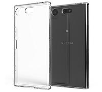 NALIA Coque Silicone Transparente pour Sony Xperia XZ1 - Anti-Jaunissement & Antidérapante - Airflex (Etui Cristallin, Fin & Antichoc) - Marque Allemande