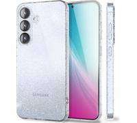 NALIA Dazzlin pour Samsung Galaxy S25 - Housse scintillante à paillettes - Transparent