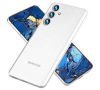 NALIA Étui Dur Extrêmement Fin Compatible avec Samsung Galaxy S24 Plus Coque, 0,3mm Housse de Protection Ultra-Fine au Design Épuré, Mat Anti-Traces de Doigts Antidérapant, Couleur:Blanc Transparent