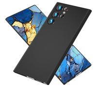 NALIA Étui Dur Extrêmement Fin Compatible avec Samsung Galaxy S24 Ultra Coque, 0,3mm Housse de Protection Ultra-Fine au Design Épuré, Mat Anti-Traces de Doigts Antidérapant, Couleur:Noir Opaque