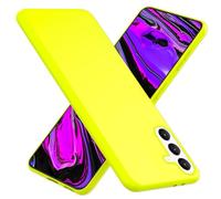 NALIA Étui en Couleur Néon Intense Compatible avec Samsung Galaxy S24 Plus Coque, Housse de Protection en Silicone Douce et Veloutée avec Couleur Vive Éclatante, Cover Souple & Coloré, Couleur:Jaune
