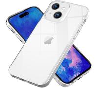 NALIA Étui en Silicone Clair Compatible avec iPhone 15 Coque, Cristal Transparent Anti-Jaune Translucide Limpide, Crystal Clear Cover, Housse de Protection Flexible Souple Robuste Résistant aux Chocs